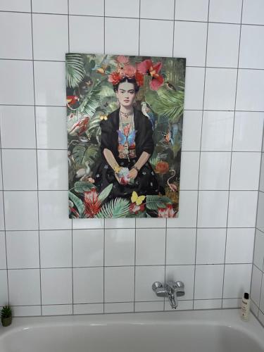 Ένα μπάνιο στο Penthous WaldOase am Naturschutzgebiet