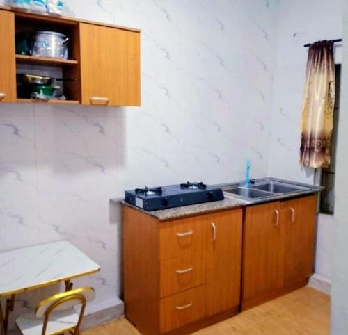Kuchyň nebo kuchyňský kout v ubytování Short let apartments Lekki Ajah Lagos