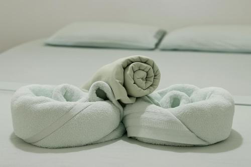 Postel nebo postele na pokoji v ubytování Casa Maré - a 1 min da praia