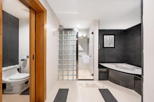 Koupelna v ubytování Riu Plaza Panamá