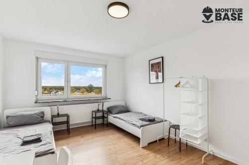 Χώρος καθιστικού στο MONTEUR - Unterkunft für bis zu 5 Personen in 63454 Hanau - HU12