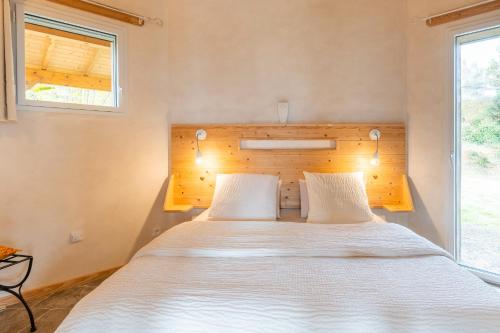 Postel nebo postele na pokoji v ubytování Eco Gîte