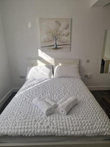 Ένα ή περισσότερα κρεβάτια σε δωμάτιο στο Albion's House room nr2