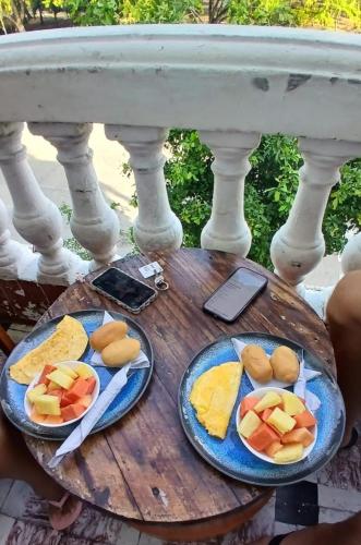 Comida en el hostal o alrededores