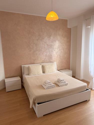 Ένα ή περισσότερα κρεβάτια σε δωμάτιο στο Casa Stella Di Mare