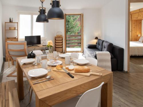 Posezení v ubytování Apartment Galaxie 110 by Interhome