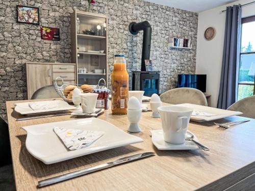 Kuchyň nebo kuchyňský kout v ubytování Holiday Home Elke's Traum by Interhome