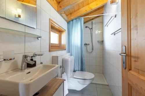 Phòng tắm tại Chalet Belle Roche