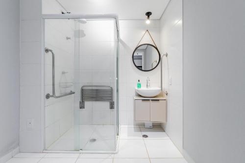 Koupelna v ubytování Vila Mariana - Conforto e Praticidade