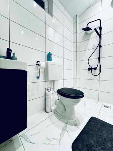 Koupelna v ubytování Modern Studio Apartment in Central Vienna