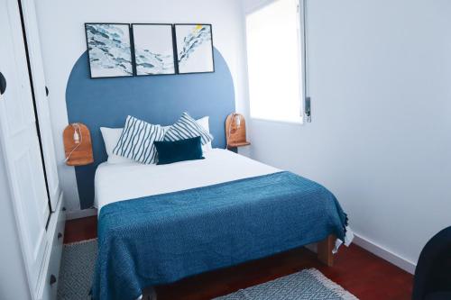 Postel nebo postele na pokoji v ubytování Casa da Lapa Porto