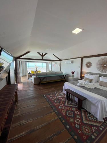 Ένα ή περισσότερα κρεβάτια σε δωμάτιο στο Loft Milagres