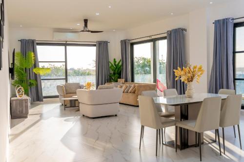 Χώρος καθιστικού στο Sweet Apartment