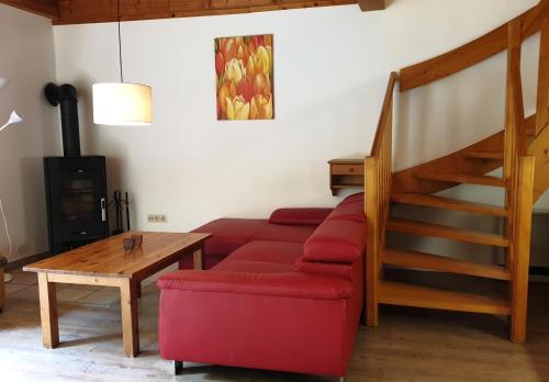 Posezení v ubytování Natur Ferienpark 6 - Ferienhaus Typ B