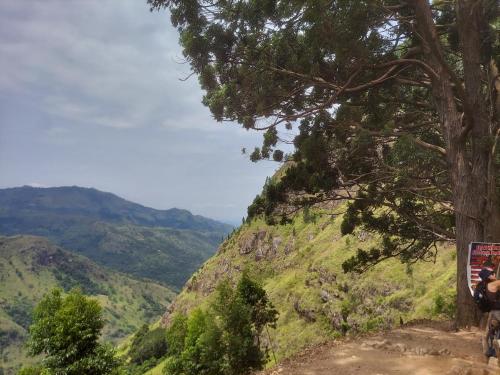 Una montaña con un árbol a un lado. en Hiking point Treehouse Ella, en Ella