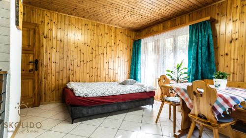 Voodi või voodid majutusasutuse Haus Jägerheim, Herbriggen toas