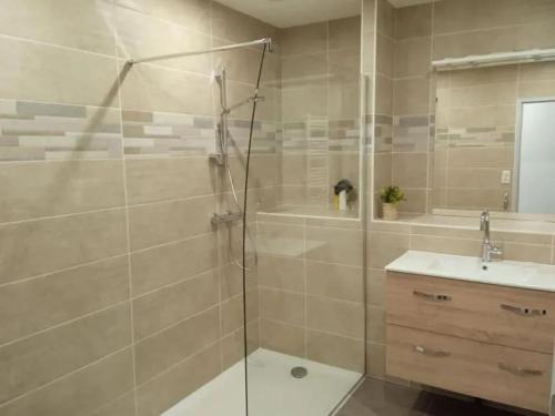 Koupelna v ubytování Maison spacieuse avec 4 chambres à Nevy-sur-Seille