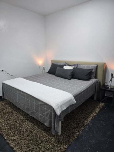 a bedroom with a large bed in a room at Alquiler de habitaciones en CARACAS in Caracas