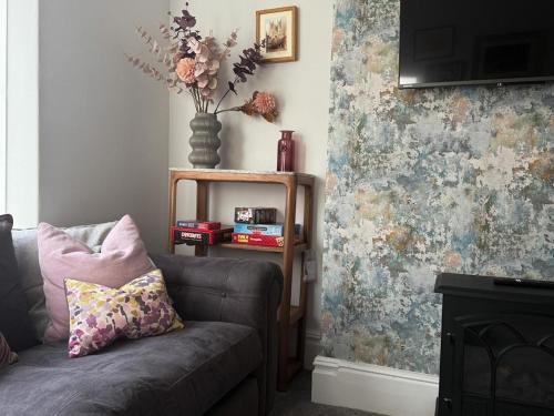 Χώρος καθιστικού στο The Linden Lodge, near Cathedral, free parking