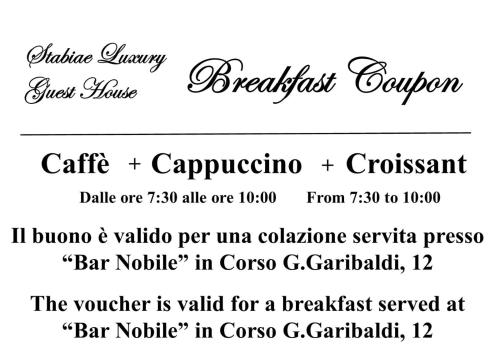 drie verschillende kalligrafielettertypen op een witte achtergrond bij Stabiae luxury guest house in Castellammare di Stabia