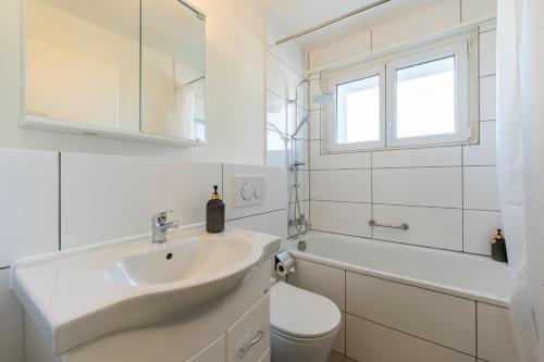 Koupelna v ubytování Swiss Suites Oberentfelden