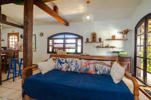 Voodi või voodid majutusasutuse Casa Aconchegante ao Pé da Praia do Portinho toas