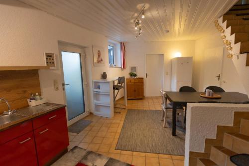 Η κουζίνα ή μικρή κουζίνα στο Taunuslodge