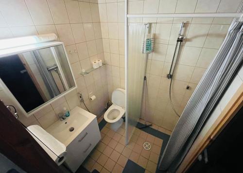 Koupelna v ubytování The Zen Den Rokua