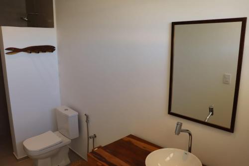 Koupelna v ubytování Casa Aia