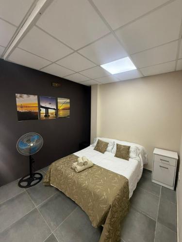 Postel nebo postele na pokoji v ubytování Dpto CORRIENTES, Planta BAJA