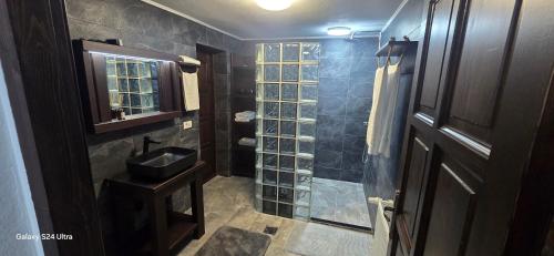 Koupelna v ubytování Casa LEO