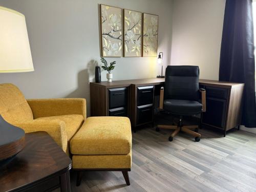 Posezení v ubytování Executive Suite