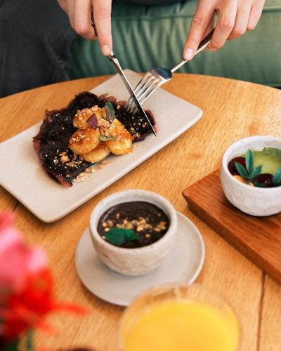 Comida en el hotel o alrededores