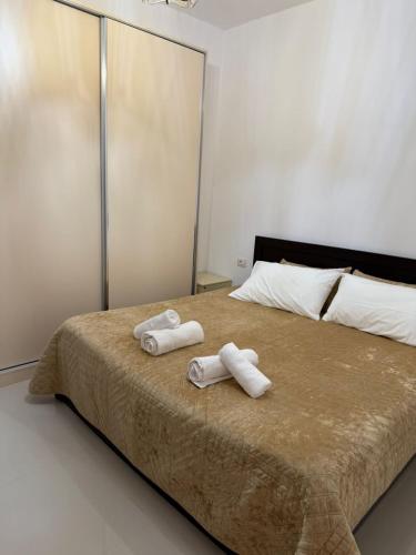 Llit o llits en una habitació de Apartment Drasa Harmony