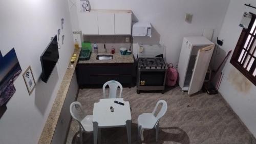 Kuchyň nebo kuchyňský kout v ubytování Loft Bertos - Búzios