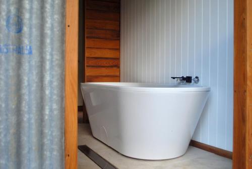 Koupelna v ubytování Coffee Grounds - The Coach