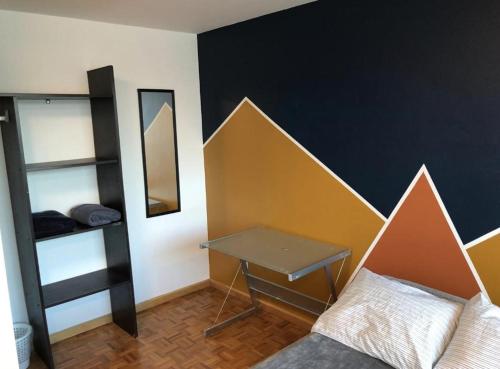 En eller flere senge i et værelse på Goldsmith Confort Suites Polanco