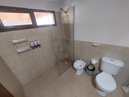 Koupelna v ubytování Altos del TALAMPAYA