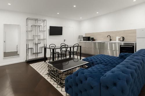 Kuchyň nebo kuchyňský kout v ubytování City Center Apartments