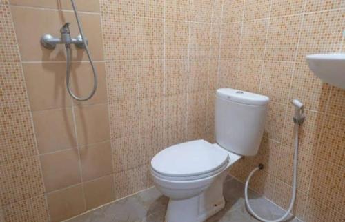 Koupelna v ubytování Panorama Hejo