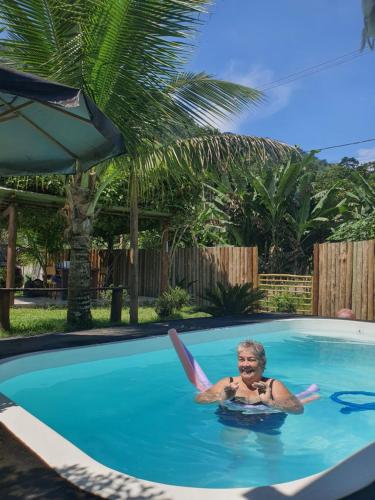 Bazén v ubytování SuÍte MAR Espaço Kombucha Para-ty nebo v jeho okolí