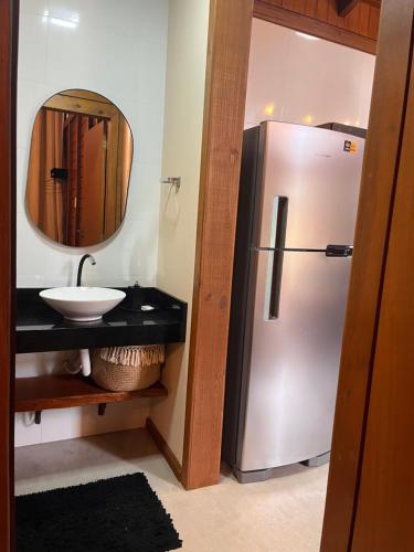 Kuchyň nebo kuchyňský kout v ubytování Sítio Rancho Mineiro