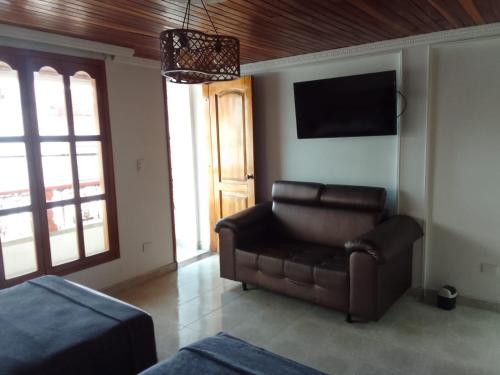 Χώρος καθιστικού στο CIELITO LINDO