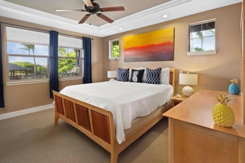 Postel nebo postele na pokoji v ubytování OUR SWEET SPOT Sweet 2BR Kulalani Home Next to Rec Centerate Beach Club