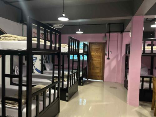 Postel nebo postele na pokoji v ubytování Blanco Central