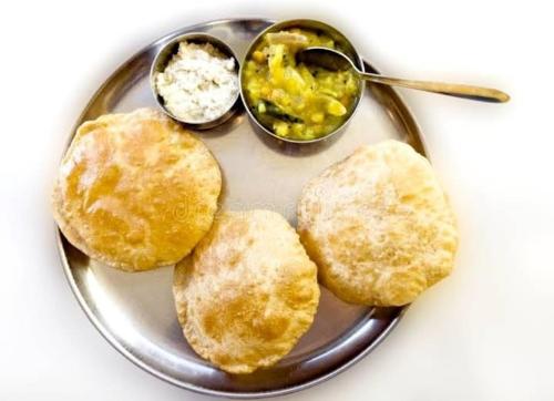 Mad i den private indkvartering eller i nærheden