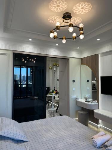 Koupelna v ubytování Апартаменты в элитном ЖК NRG U-TOWER