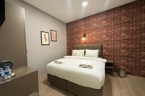 Postel nebo postele na pokoji v ubytování Galata Central Stay Private Rooms