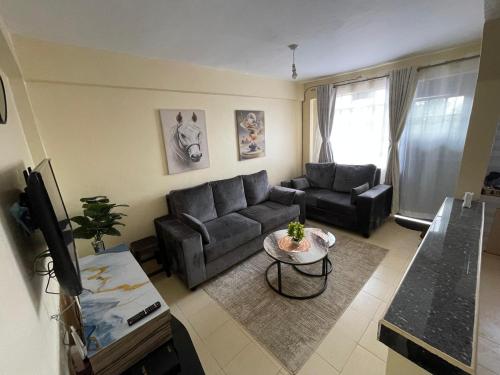 Posezení v ubytování Fahari House