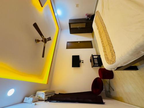 peppy Beach Inn Goa客房内的一张或多张床位